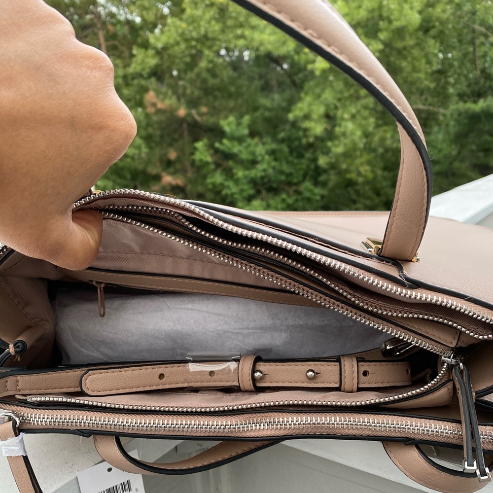 NWT Alfani Multi Zip Satchel - Picture 14 of 14